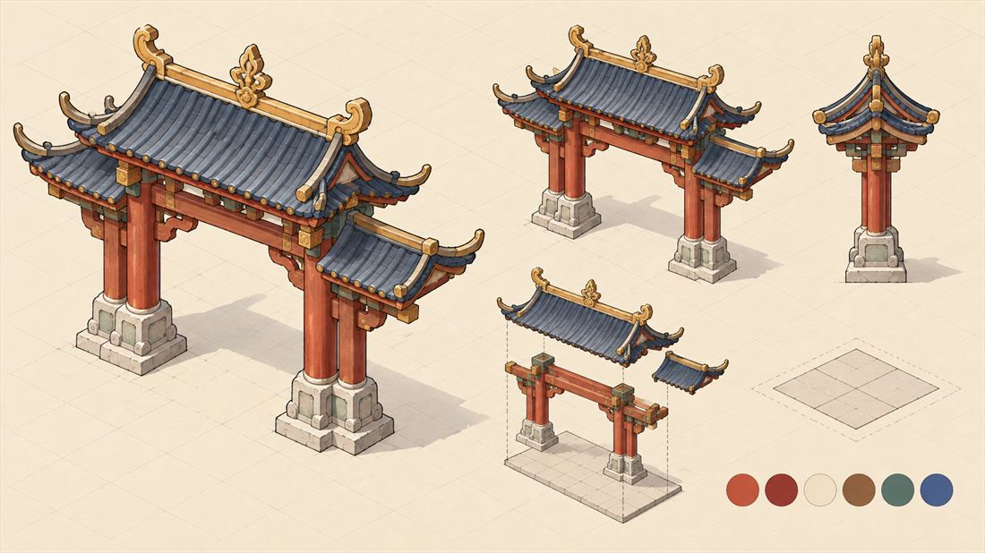 仙侠宗门山门设定图